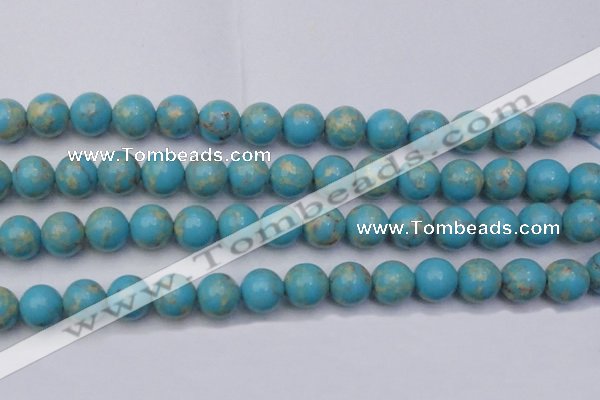 CDE2062 15.5 inches 18mm round dyed sea sediment jasper beads
