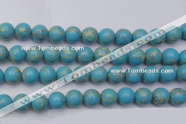 CDE2065 15.5 inches 24mm round dyed sea sediment jasper beads