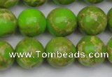 CDE2072 15.5 inches 16mm round dyed sea sediment jasper beads