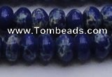 CDE2686 15.5 inches 15*20mm rondelle dyed sea sediment jasper beads