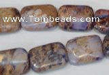 CDI437 15.5 inches 13*18mm rectangle dyed imperial jasper beads