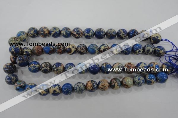 CDI816 15.5 inches 14mm round dyed imperial jasper beads wholesale