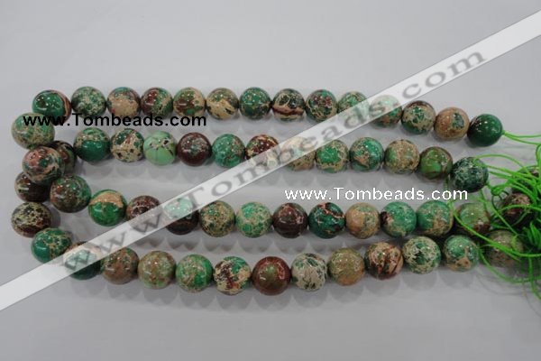 CDI855 15.5 inches 14mm round dyed imperial jasper beads wholesale