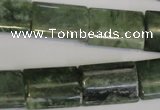 CDJ35 15.5 inches 15*20mm flat tube Canadian jade beads wholesale