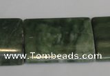 CDJ36 15.5 inches 25*35mm flat tube Canadian jade beads wholesale