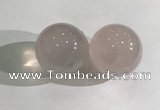 CDN1175 35mm round rose quartz decorations wholesale