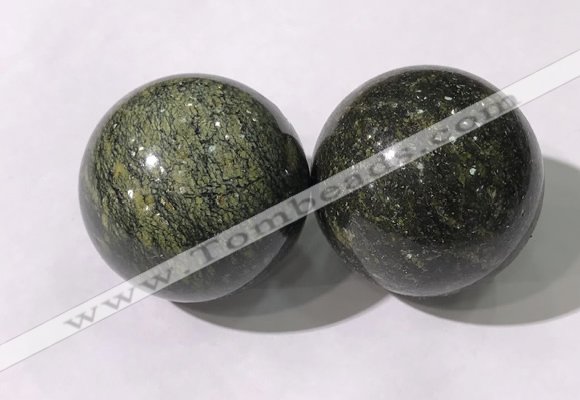 CDN1306 40mm round jasper decorations wholesale