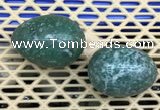 CDN352 35*50mm egg-shaped Qinghai jade decorations wholesale