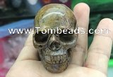 CDN558 35*50*40mm skull agate decorations wholesale