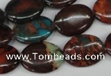 CDS209 15.5 inches 15*20mm oval dyed serpentine jasper beads