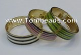 CEB183 20mm width gold plated alloy with enamel bangles wholesale