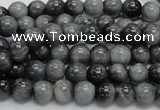 CEE03 15.5 inches 7mm round eagle eye jasper beads wholesale