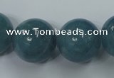 CEQ09 15.5 inches 20mm round blue sponge quartz beads wholesale