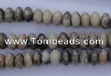 CFA202 15.5 inches 5*10mm rondelle chrysanthemum agate beads