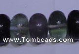 CFL1073 15 inches 12*20mm rondelle natural fluorite gemstone beads