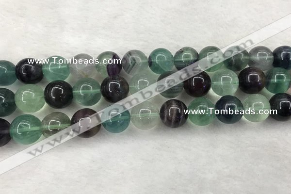 CFL1456 15.5 inches 16mm round fluorite beads wholesale