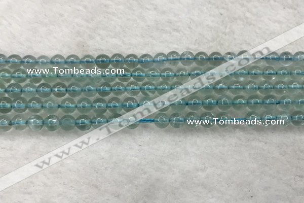 CFL1514 15.5 inches 4mm round blue fluorite gemstone beads