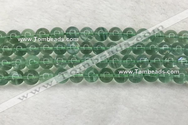 CFL1524 15.5 inches 10mm round green fluorite gemstone beads
