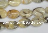 CFS210 15.5 inches 12*16mm oval natural feldspar gemstone beads