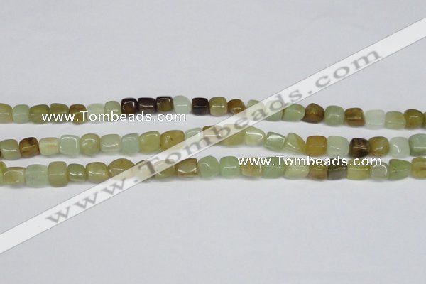 CFW116 15.5 inches 5*8mm - 8*10mm nuggets flower jade gemstone beads
