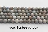 CGA921 15.5 inches 8mm faceted round blue angel skin beads wholesale