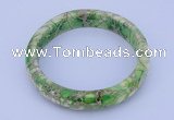 CGB207 Inner diameter 60mm fashion dyed imperial jasper gemstone bangle