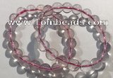 CGB4001 7.5 inches 10mm round rose quartz beaded bracelets