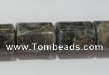 CGE120 15.5 inches 15*20mm tube glaucophane gemstone beads