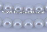 CGL10 2PCS 16 inches 25mm round dyed plastic pearl beads wholesale