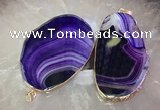 CGP2013 30*50mm - 50*80mm freeform agate slab pendants wholesale