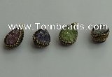 CGP485 15*20mm teardrop crystal glass pendants wholesale