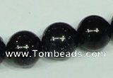 CGS102 15.5 inches 16mm round blue goldstone beads wholesale