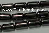 CHE117 15.5 inches 5*8mm tube hematite beads wholesale