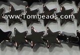 CHE294 15.5 inches 8mm star hematite beads wholesale