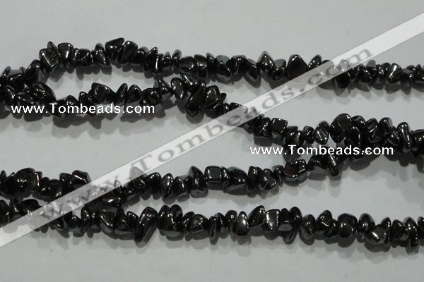 CHE307 15.5 inches 4*6mm – 8*12mm hematite chips beads wholesale