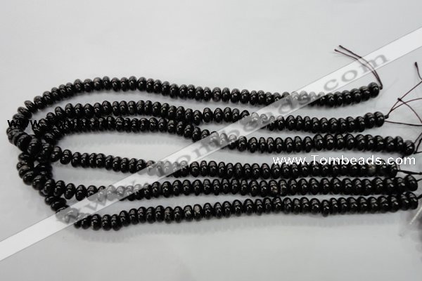 CHS54 15.5 inches 4*8mm rondelle natural hypersthene beads