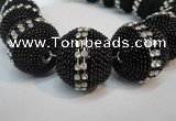 CIB427 25mm round fashion Indonesia jewelry beads wholesale
