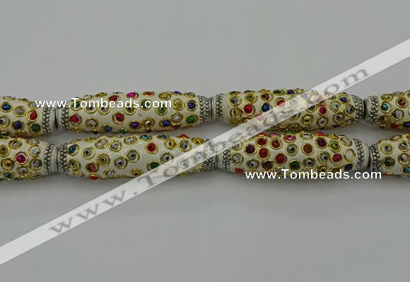 CIB615 16*60mm rice fashion Indonesia jewelry beads wholesale
