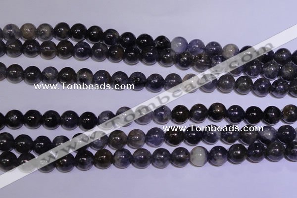 CIL02 15.5 inches 7mm round natural iolite gemstone beads