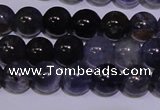 CIL10 15.5 inches 5mm round A grade natural iolite gemstone beads
