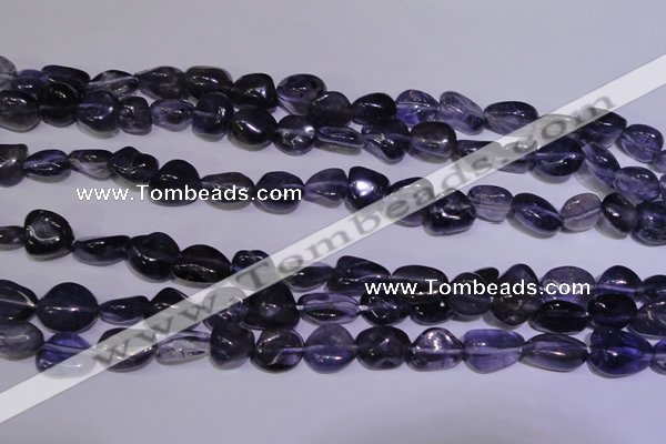 CIL44 15.5 inches 8*10mm nuggets natural iolite gemstone beads