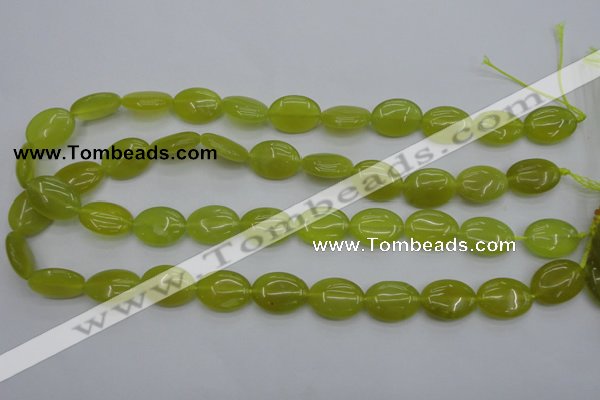 CKA246 15.5 inches 13*18mm oval Korean jade gemstone beads