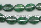 CKC112 16 inches 10*14mm oval natural green kyanite beads wholesale