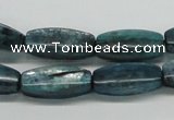 CKC32 16 inches 8*20mm faceted rice natural kyanite beads