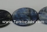 CKC57 15.5 inches 22*30mm oval natural kyanite beads wholesale