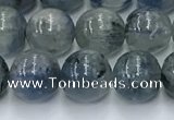 CKC775 15.5 inches 8mm round blue kyanite beads wholesale