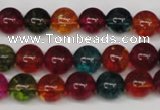 CKQ33 15.5 inches 10mm round dyed crackle quartz beads wholesale