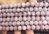 CKU321 15.5 inches 8mm round natural pink kunzite beads