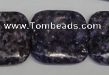 CKU50 15.5 inches 30*30mm square purple kunzite beads wholesale