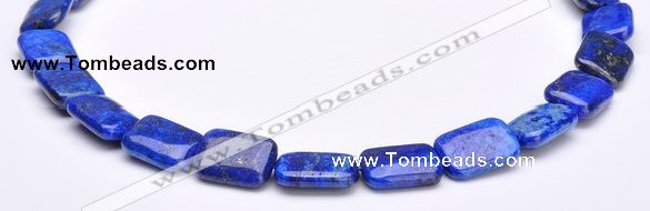 CLA06 Blue 13*18mm rectangle dyed lapis lazuli gemstone beads